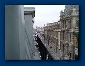 View from our hotel room balcony.