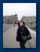 Lisa about to tackle Paris.